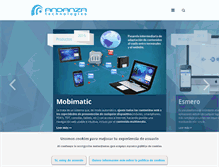 Tablet Screenshot of andanzatechnologies.com